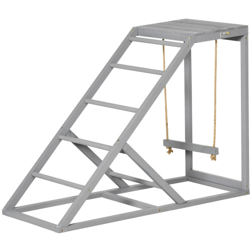Chicken coop swing set with perch and hen ladder, main product photo