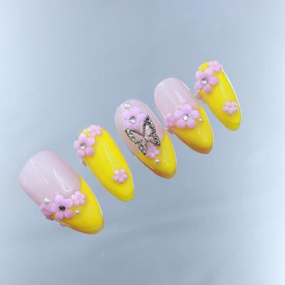 Short press-on nails CR69 M