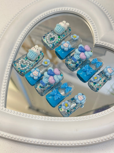 Press-on nails CR32 (DUCK) S