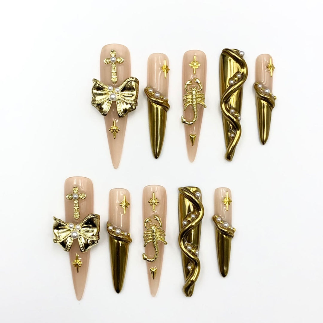 Press-on nails Style CR98 M