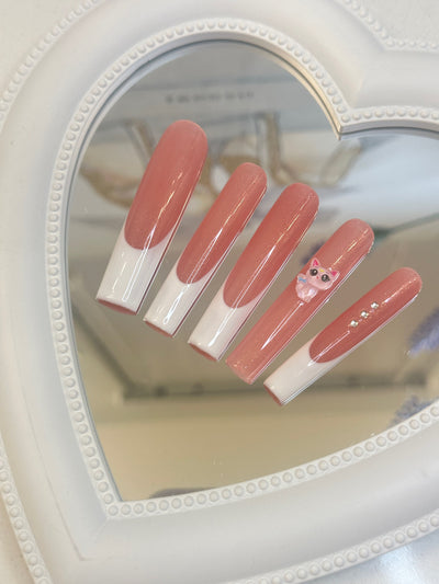 Press-on coffin nail tips CR04 L