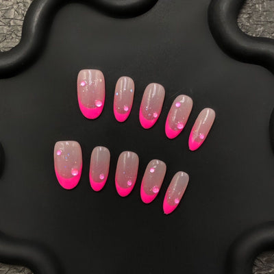 Short press-on nails CR169 L