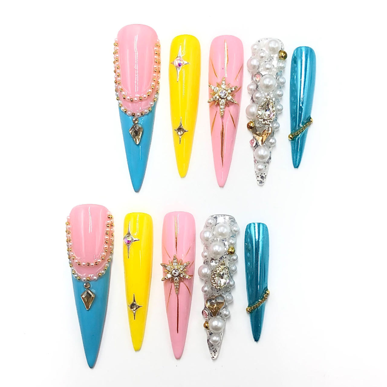 Press-on nails Style CR19 S