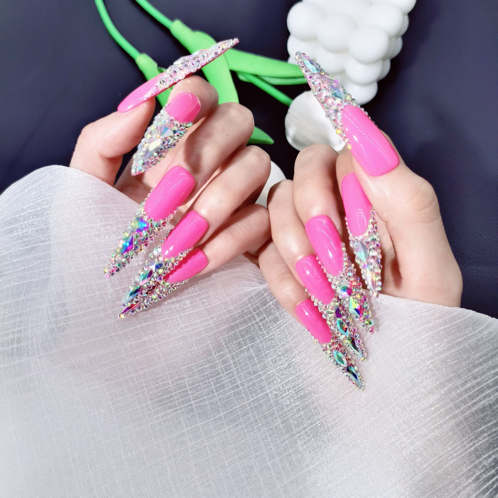Press-on coffin nail tips OM1166 – gallery 4