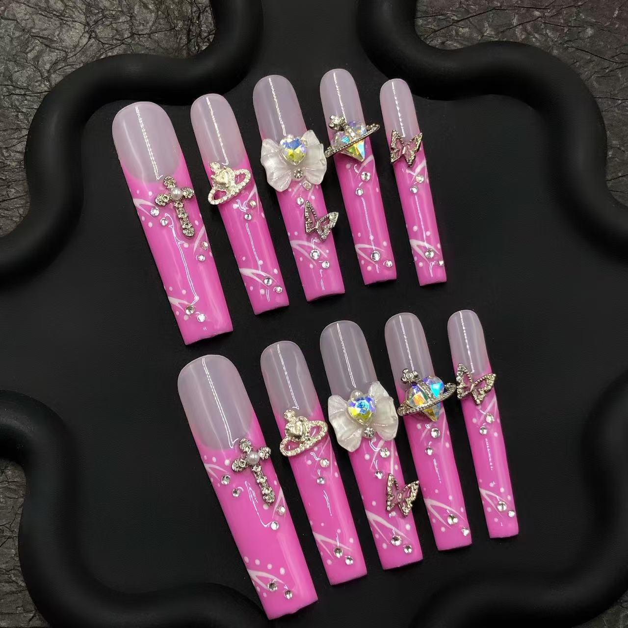 Press-on coffin nail tips CR76 – gallery 4