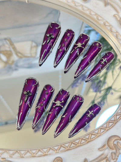 Press-on coffin nail tips CR35 – gallery 4