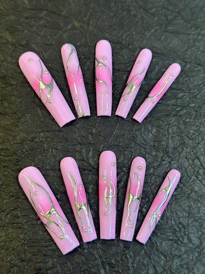 Press-on coffin nail tips CR89 – gallery 4
