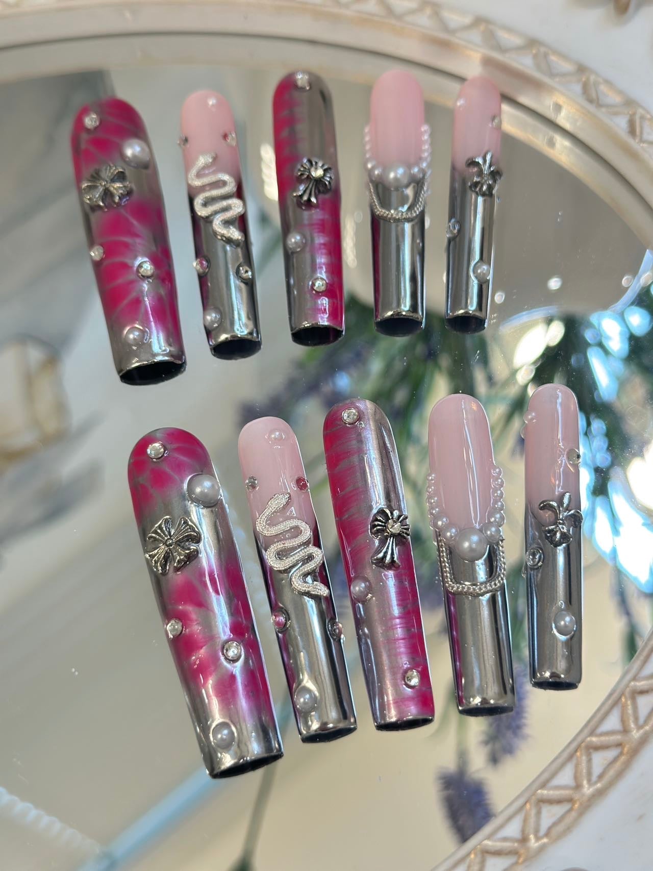 Press-on coffin nail tips CR51 – gallery 4
