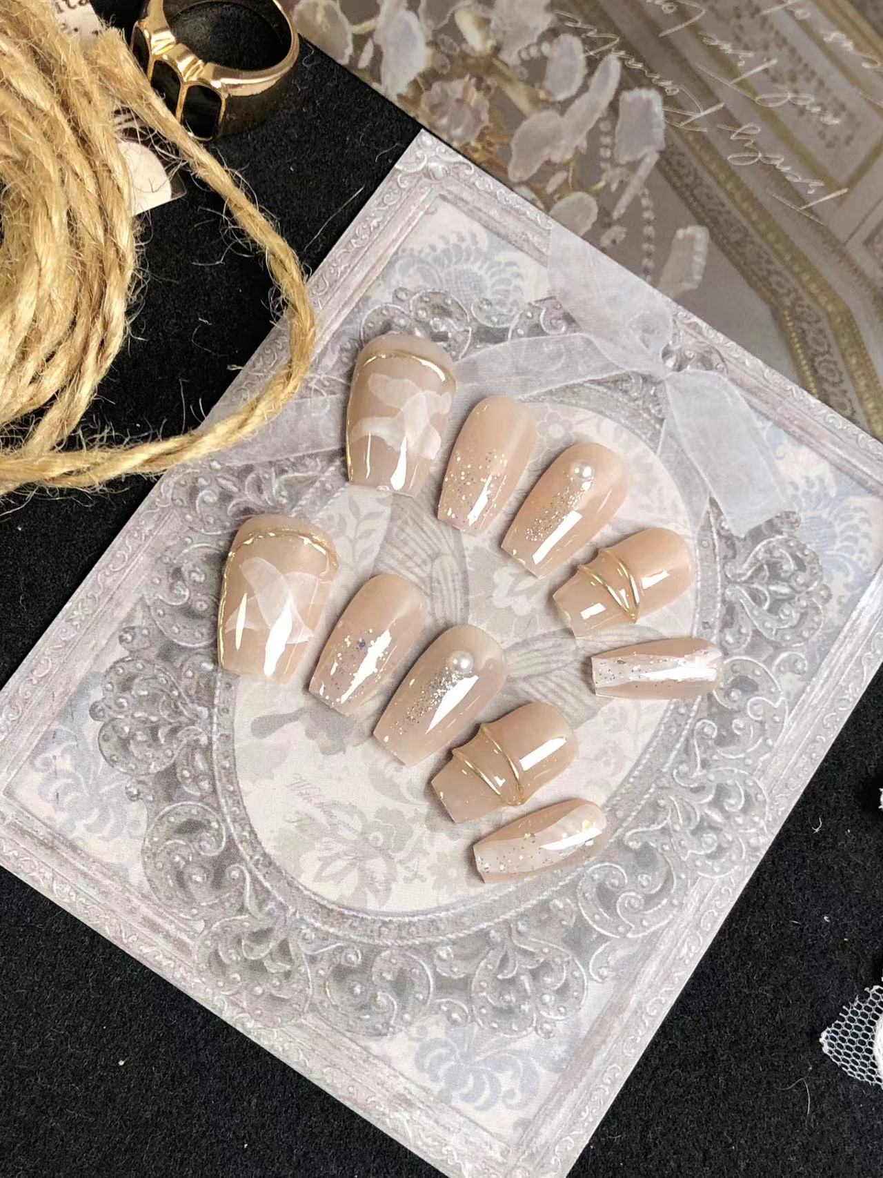 Press-on nails S61 (Sparkling brilliance) – gallery 4