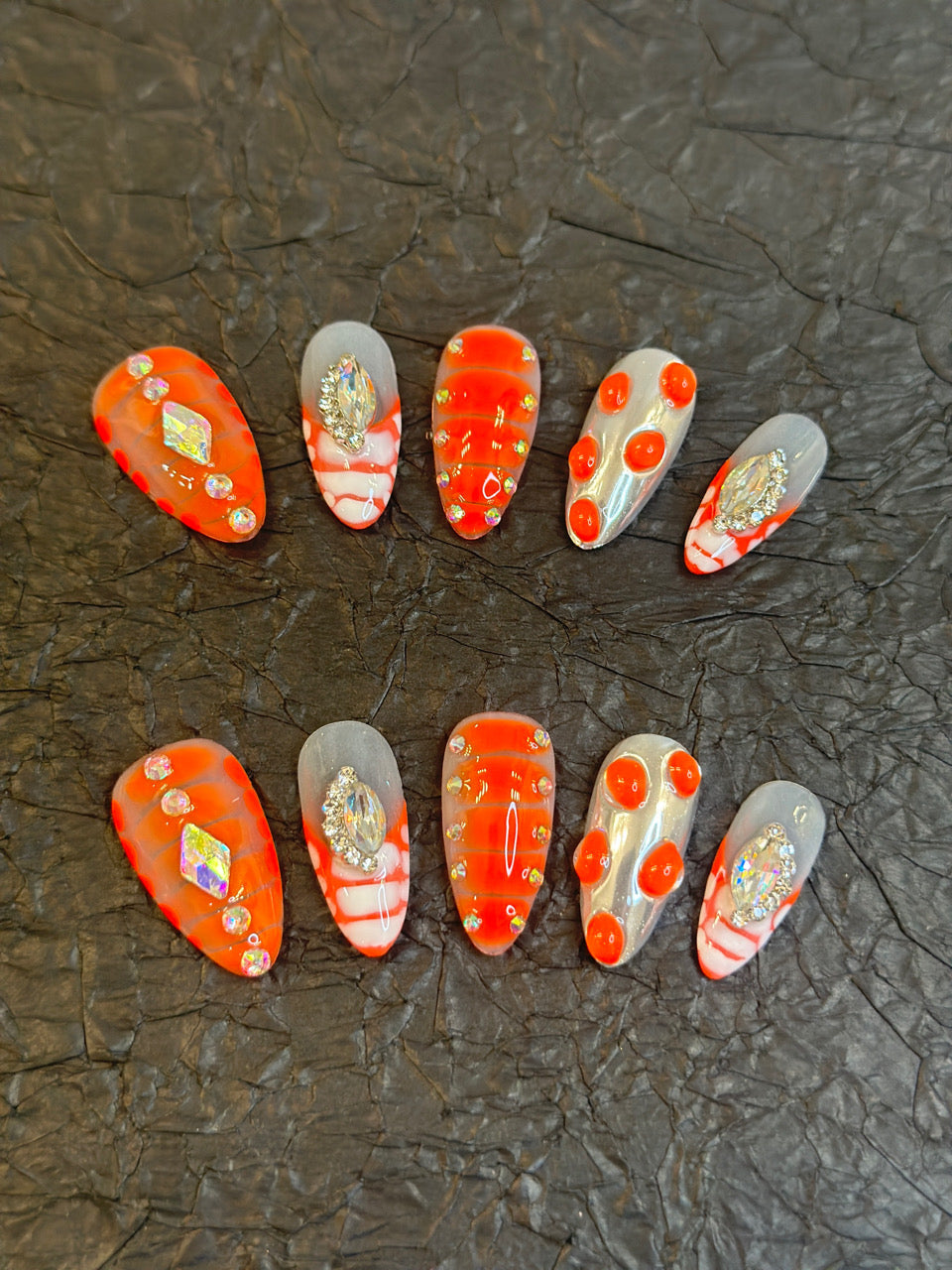 Short press-on nails CR91 – gallery 4
