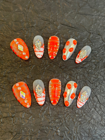 Short press-on nails CR91 – gallery 4