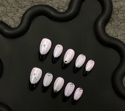 Short press-on nails CR141 – gallery 4