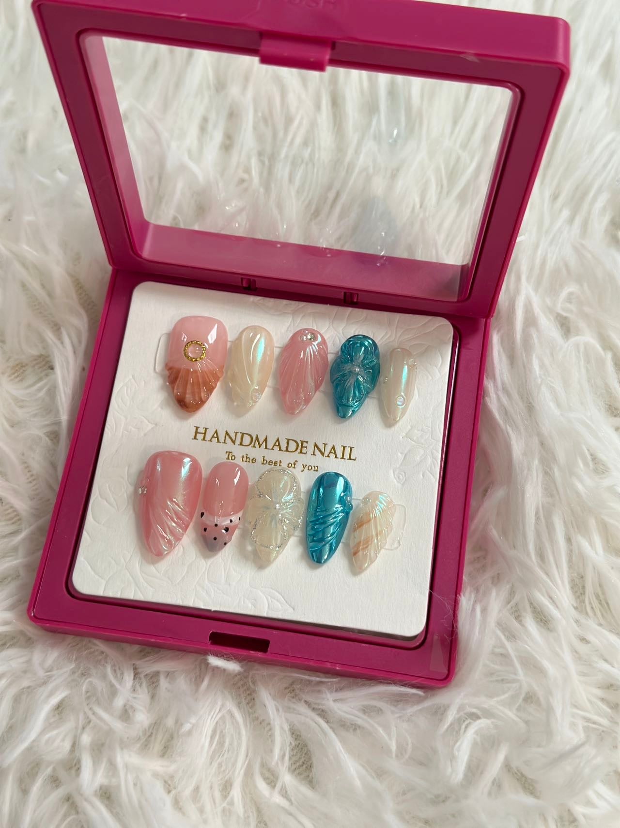 Short press-on nails CR85 – gallery 5