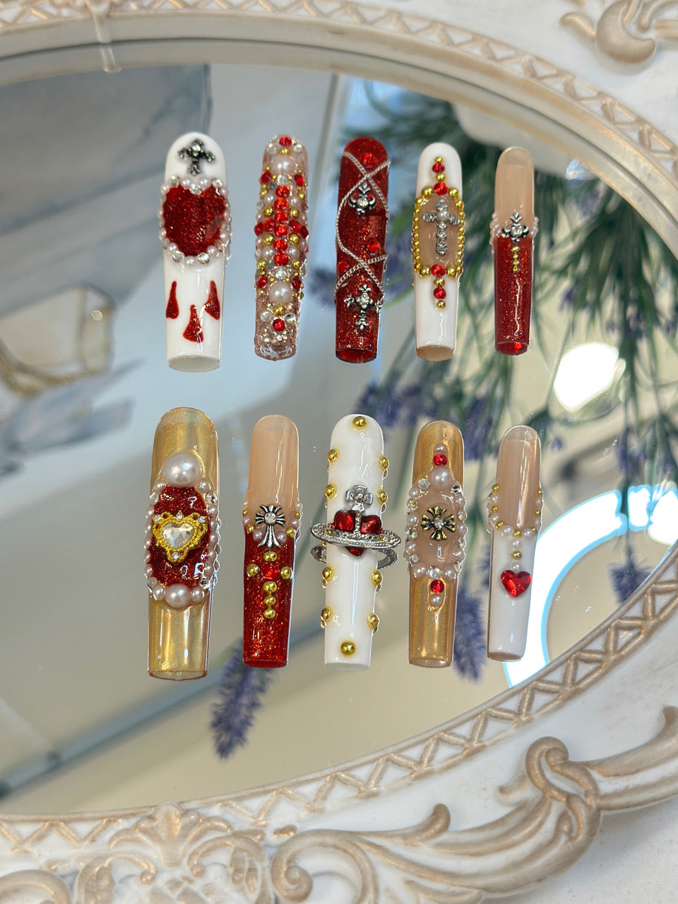 Press-on coffin nail tips CR24 – gallery 5