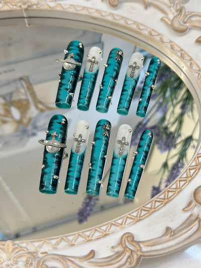 Press-on coffin nail tips CR22 – gallery 5