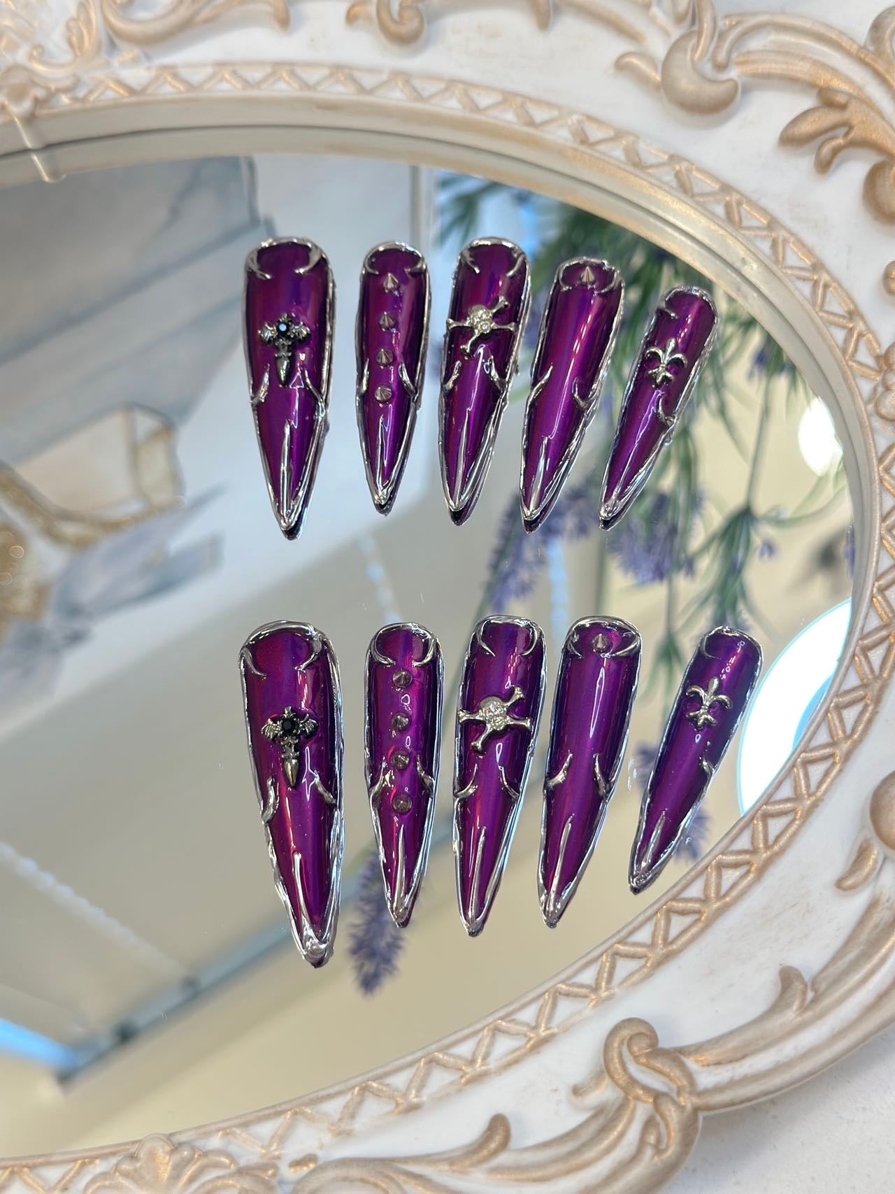 Press-on coffin nail tips CR35 – gallery 5