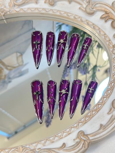 Press-on coffin nail tips CR35 – gallery 5
