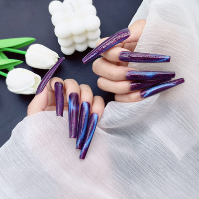 Press-on coffin nail tips OM1073 – gallery 5