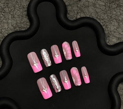 Short press-on nails CR99 – gallery 5