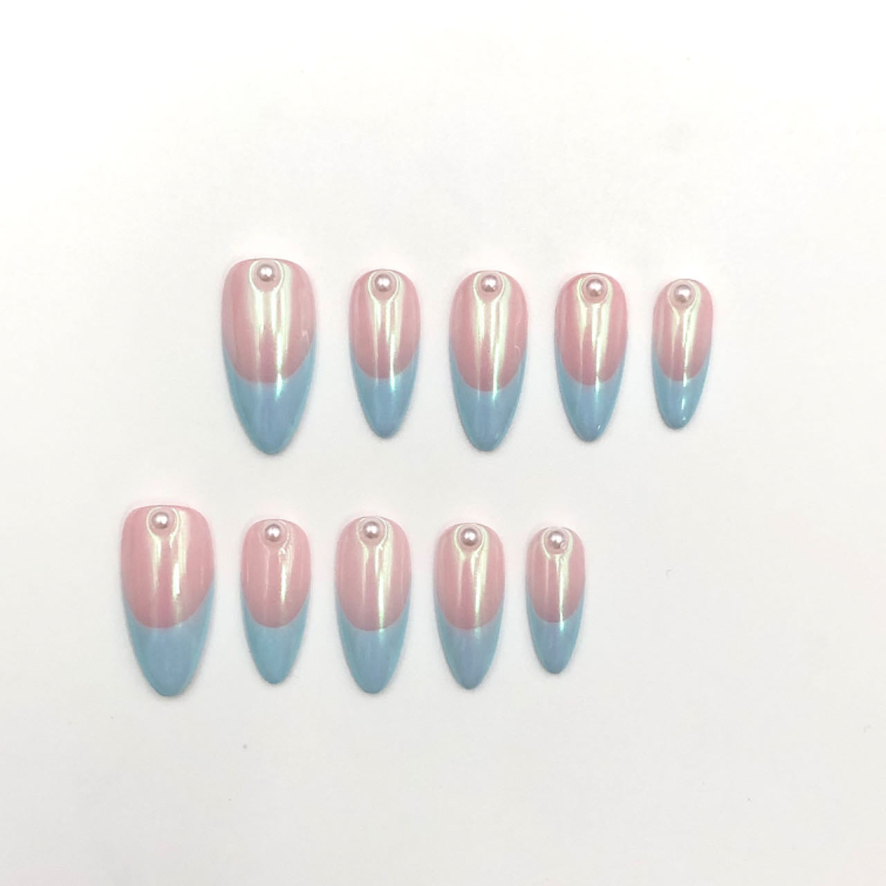Short press-on nails CR102 – gallery 5