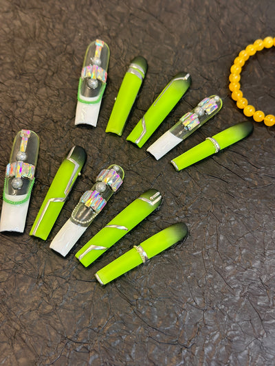 Press-on coffin nail tips CR90 – gallery 6