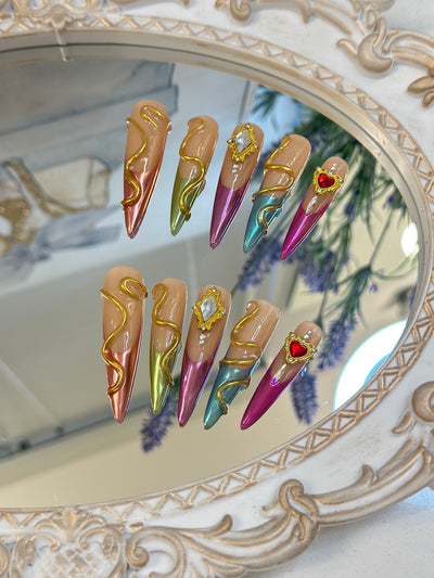 Press-on coffin nail tips CR13 – gallery 6