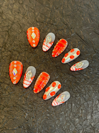 Short press-on nails CR91 – gallery 6