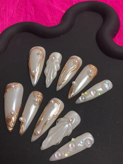 Short press-on nails B20 – gallery 6