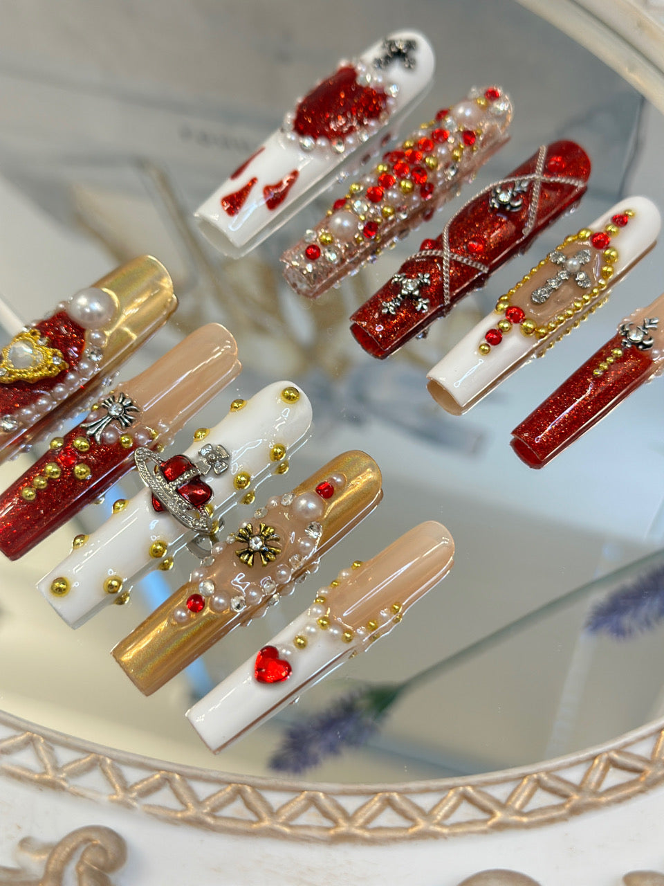Press-on coffin nail tips CR24 – gallery 7