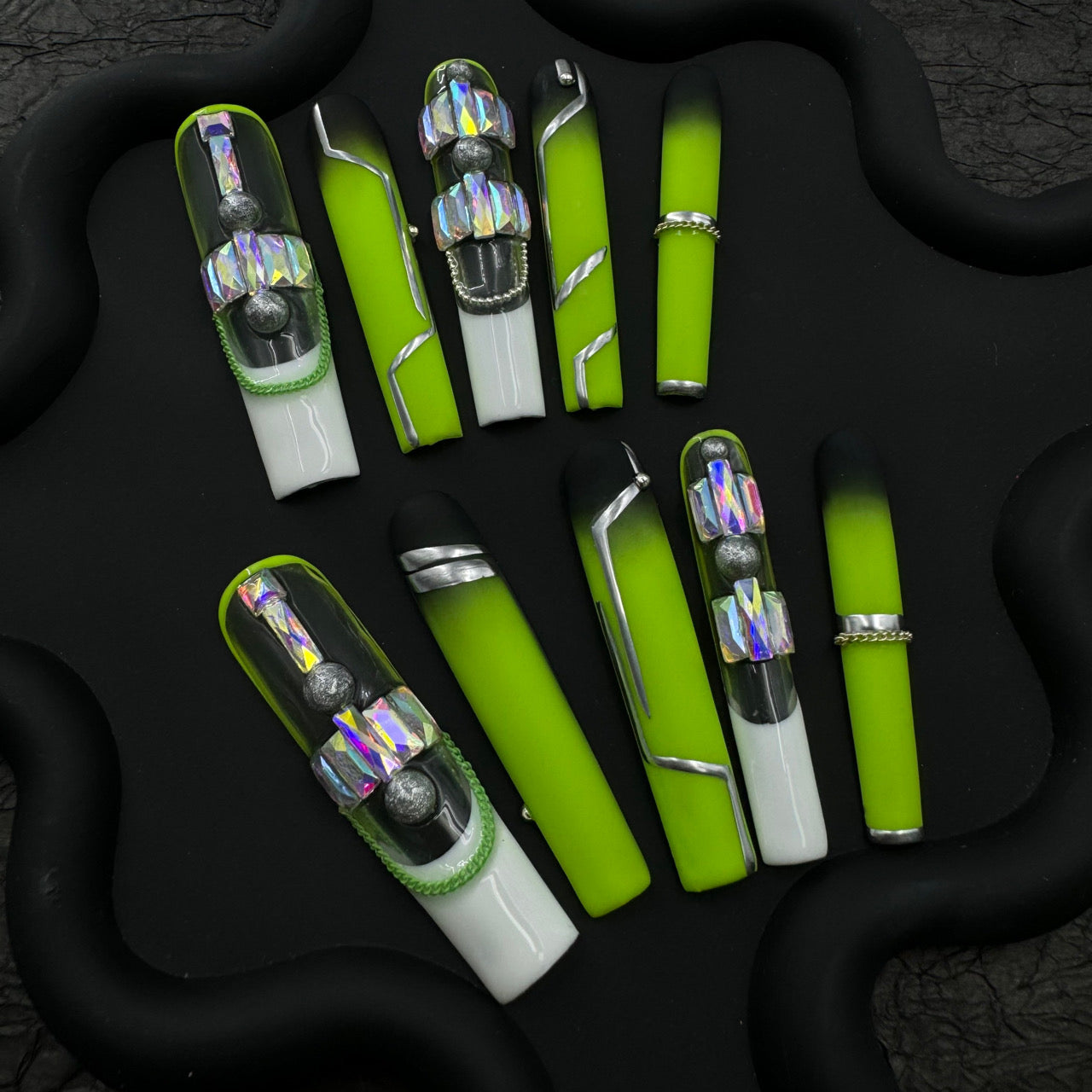 Press-on coffin nail tips CR90 – gallery 7