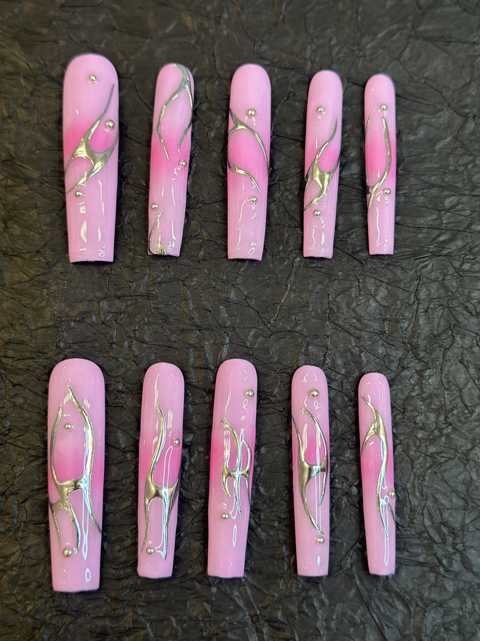 Press-on coffin nail tips CR89 – gallery 7