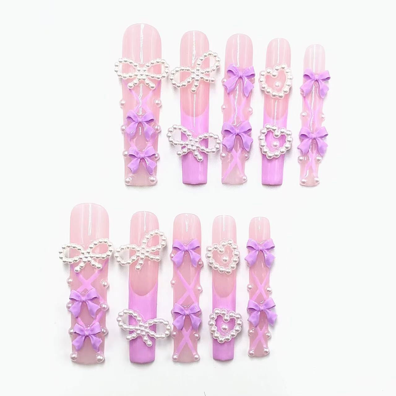 Press-on coffin nail tips CR75 – gallery 7