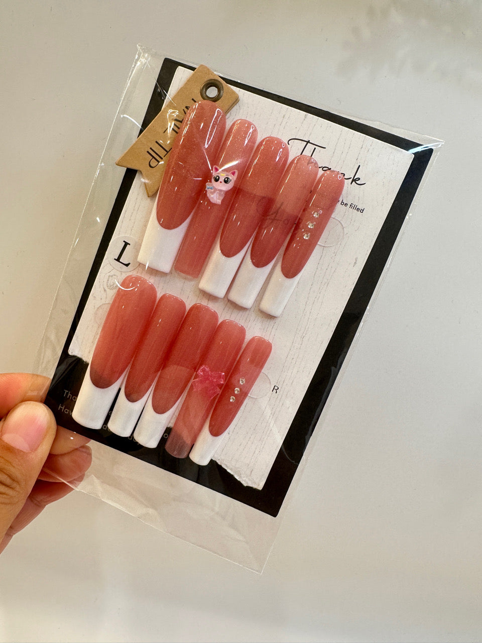 Press-on coffin nail tips CR04 – gallery 7