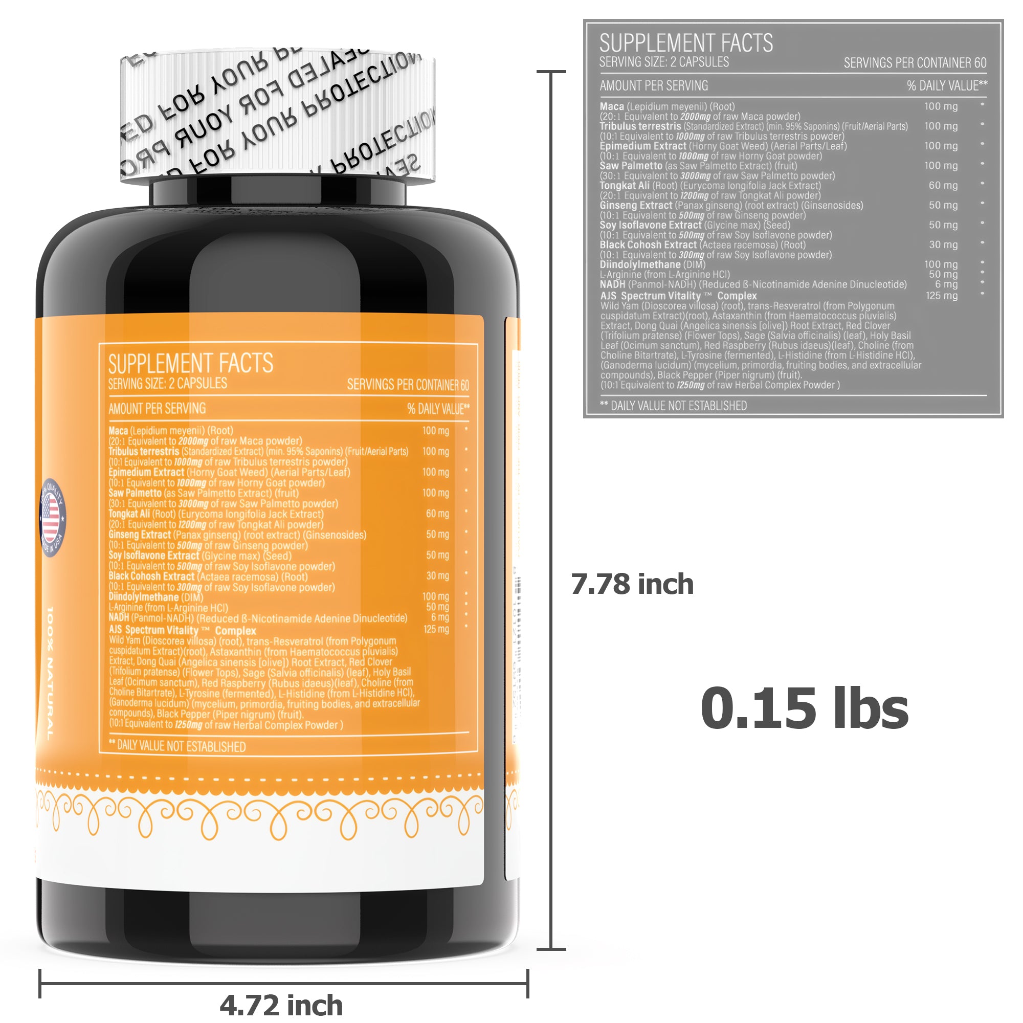 PERYOU Vital Edge Premium — Men's Vitality & Hormone Balance Supplement – gallery 2
