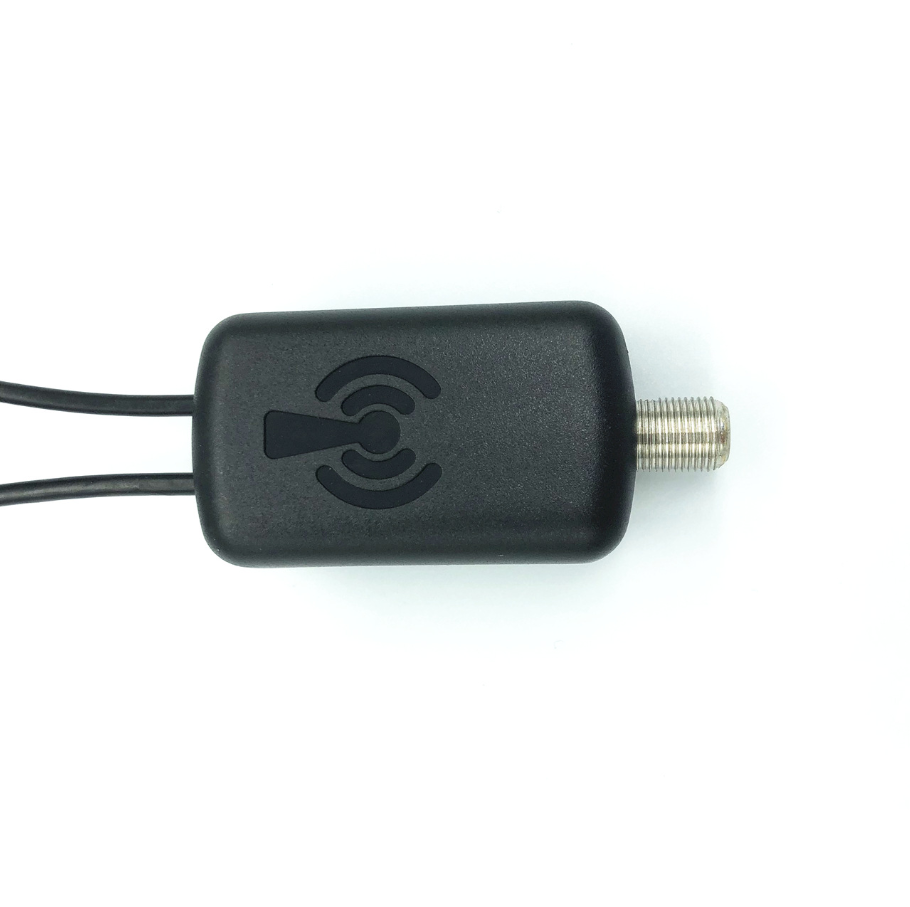 HDTV antenna signal booster — low-noise indoor amplifier, main product photo