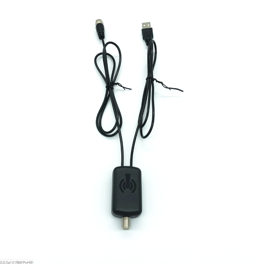 HDTV antenna signal booster — low-noise indoor amplifier — view 3