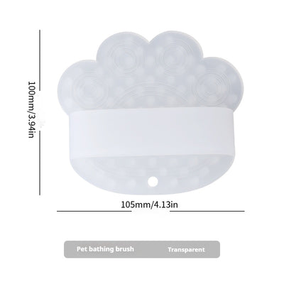 Mile High Life silicone pet bath and massage brush for dogs and cats — view 13