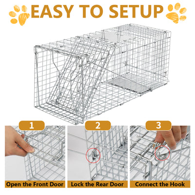 Mile High Life 32-inch silver folding iron pet fence playpen — view 2