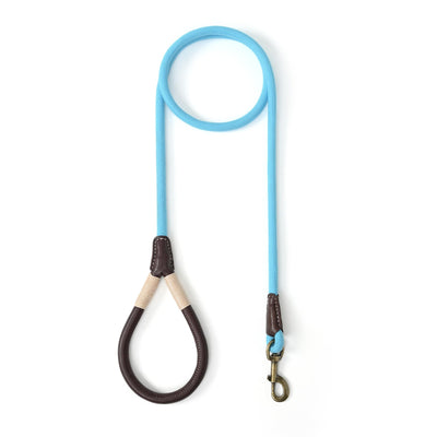 Mile High Life strong rope dog leash with soft leather-wrapped handle — view 71