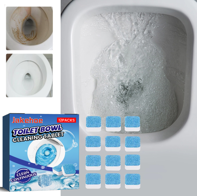 Jakehoe Toilet Bowl Cleaner Tablets — Multi-Effect Descaling & Deodorizing – 1pcs