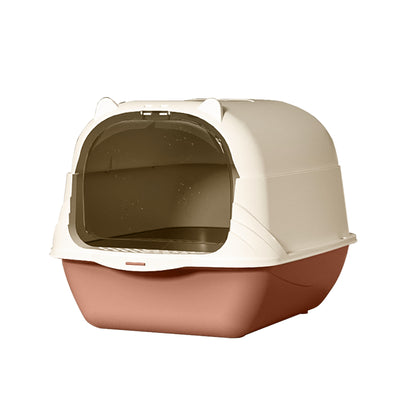 Handheld Carry Cat Litter Box — Pink | Portable Travel Litter Pan – gallery 2