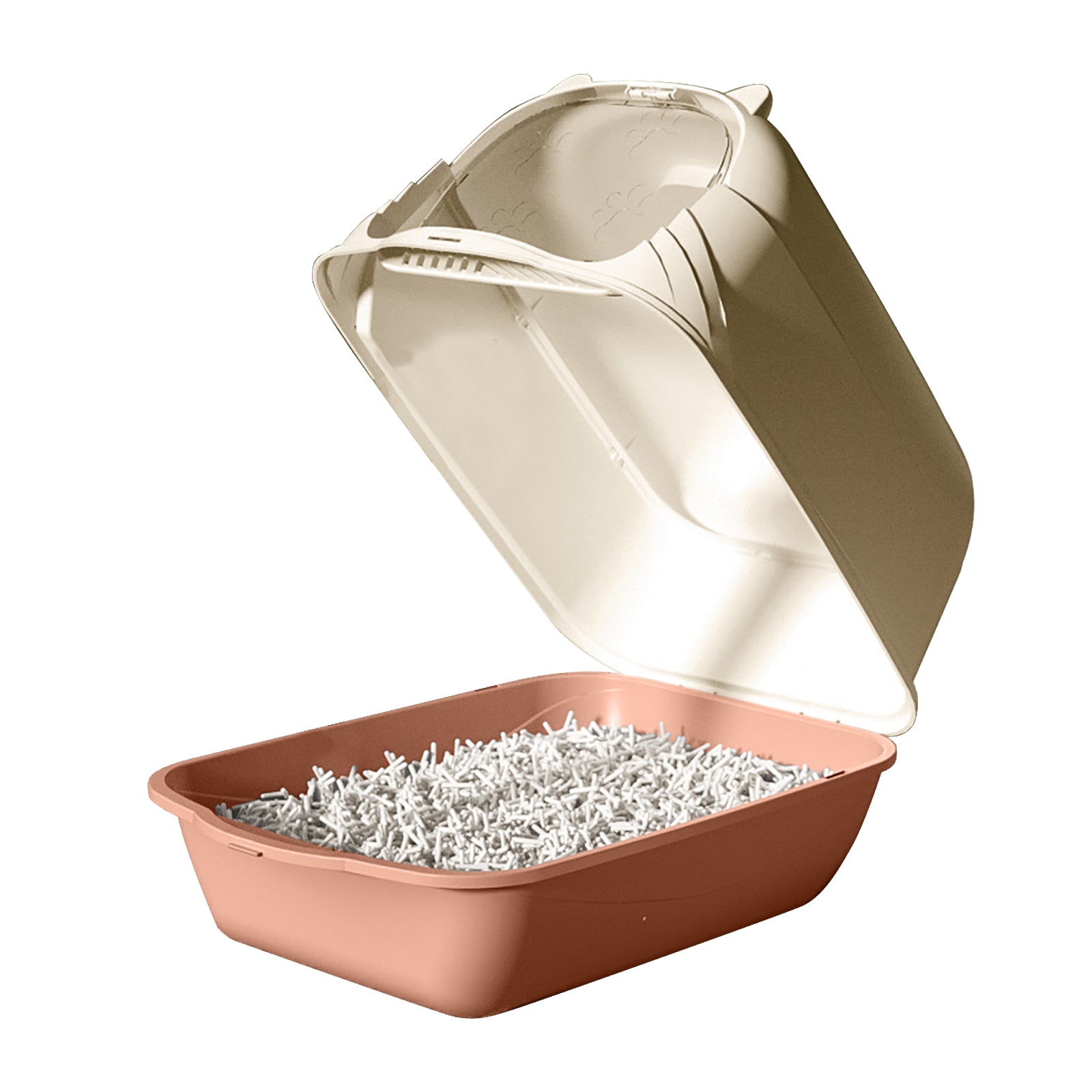 Handheld Carry Cat Litter Box — Pink | Portable Travel Litter Pan – gallery 4