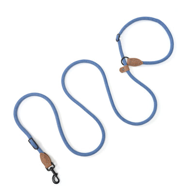 Mile High Life hands-free rope dog leash with leather connection — view 22