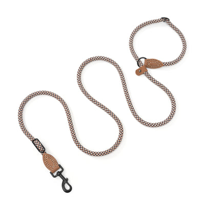 Mile High Life hands-free rope dog leash with leather connection — view 21