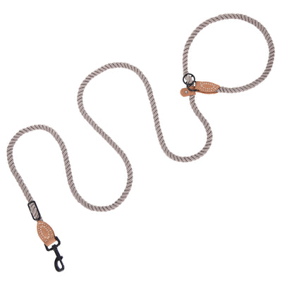 Mile High Life hands-free rope dog leash with leather connection — view 25