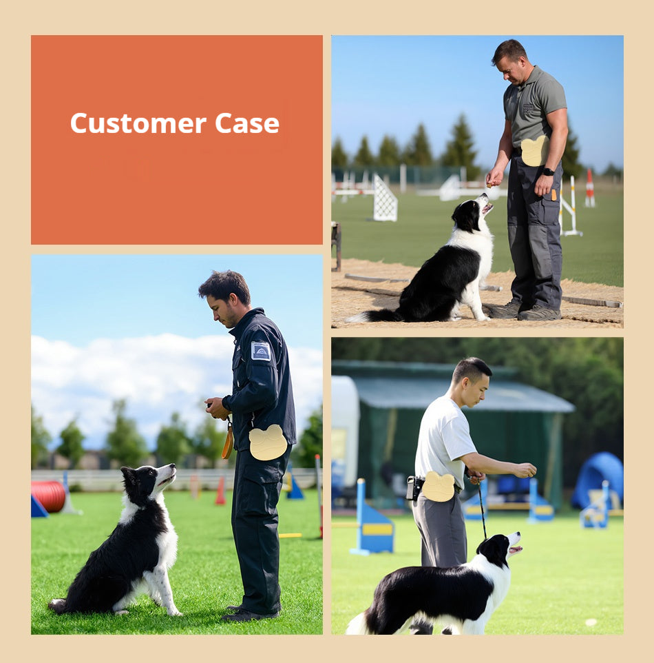 Mile High Life silicone dog training treat pouch with secure closure — view 12
