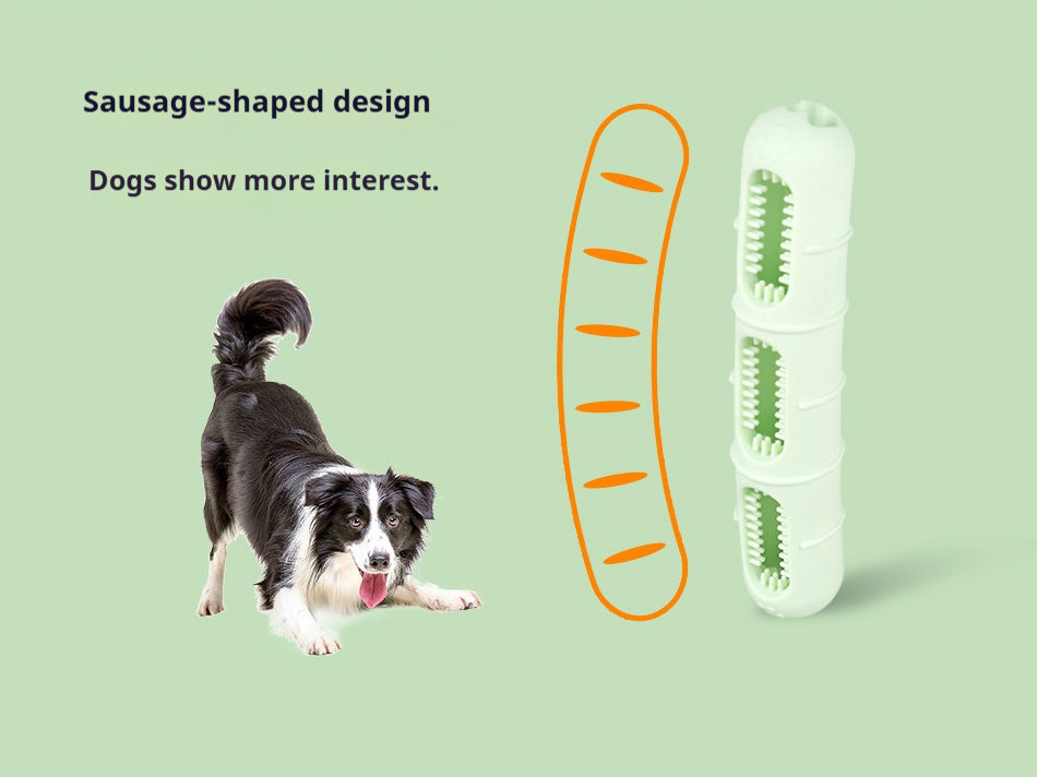 Mile High Life sausage-shaped durable dog chew toy — view 31