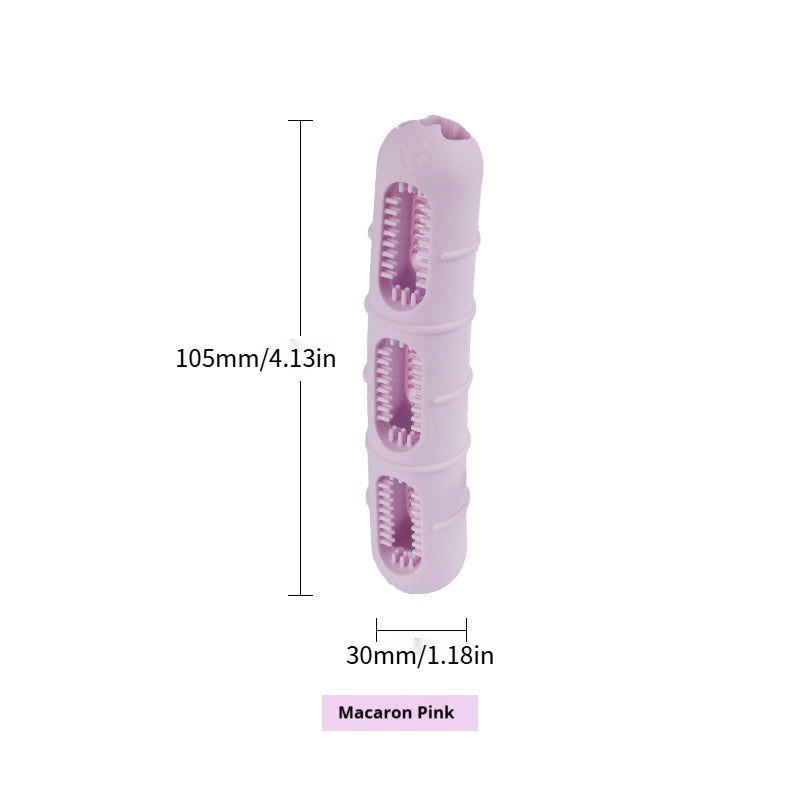 Mile High Life sausage-shaped durable dog chew toy — view 12