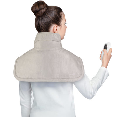 Large Weighted Heating Pad for Neck & Shoulders — 6 Heat / 4 Timer Modes – gallery 2