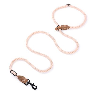 Mile High Life hands-free rope dog leash with leather connection — view 26
